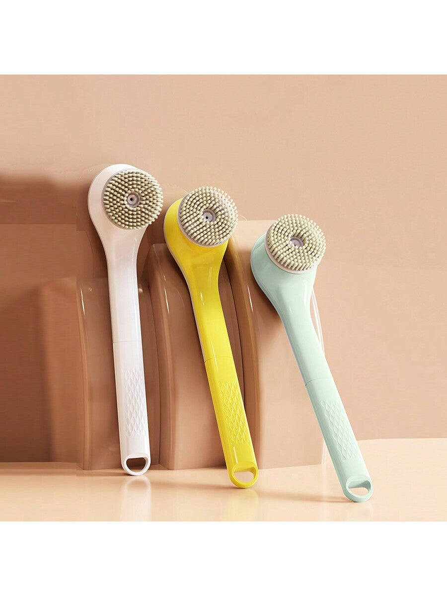 One Electric Shower Brush With Deep Cleaning And Shoulder & Neck Massage Function, Comes With Six Interchangeable Brush Heads