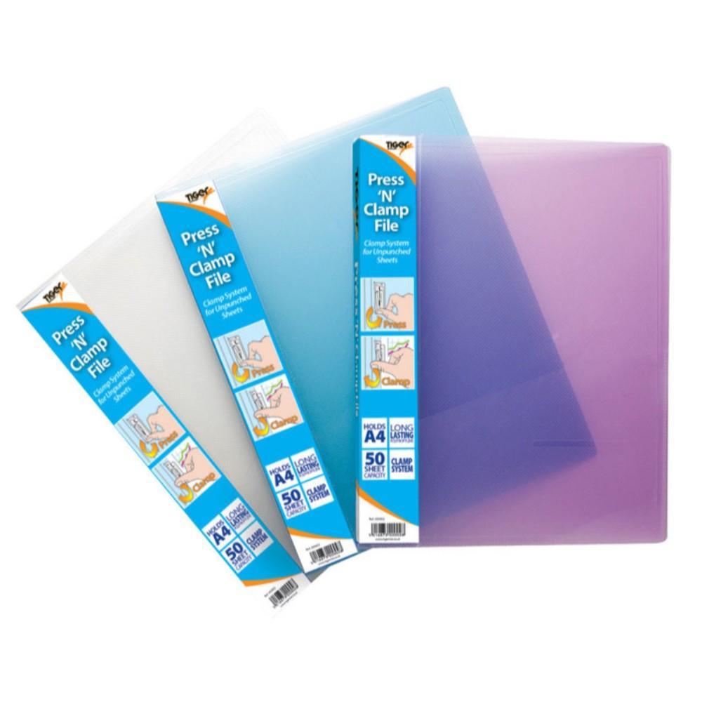A4 Press & Clamp File
