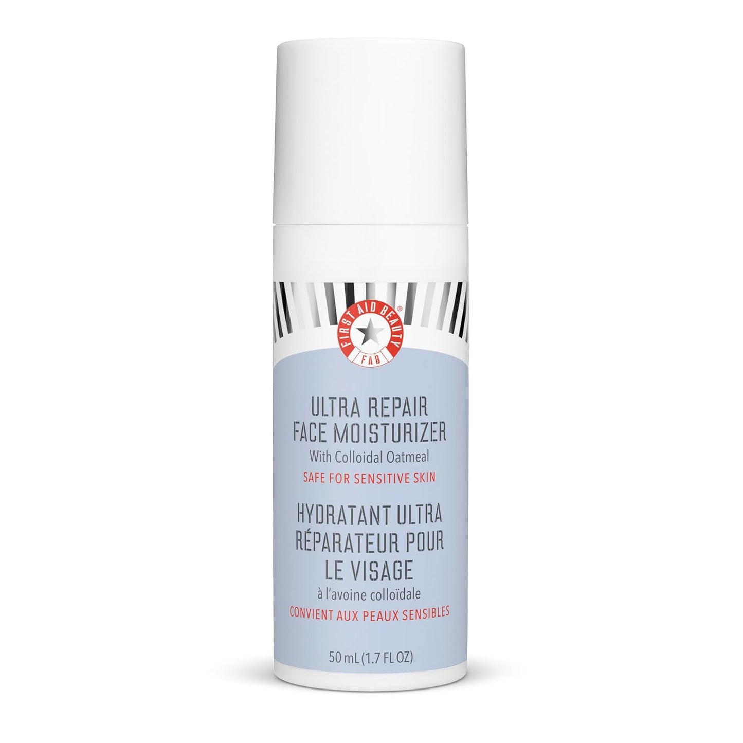 First Aid Beauty Ultra Repair Face Moisturizer Ð Lightweight, Hydrating Face Lotion for All Skin Types, 1.7 Oz