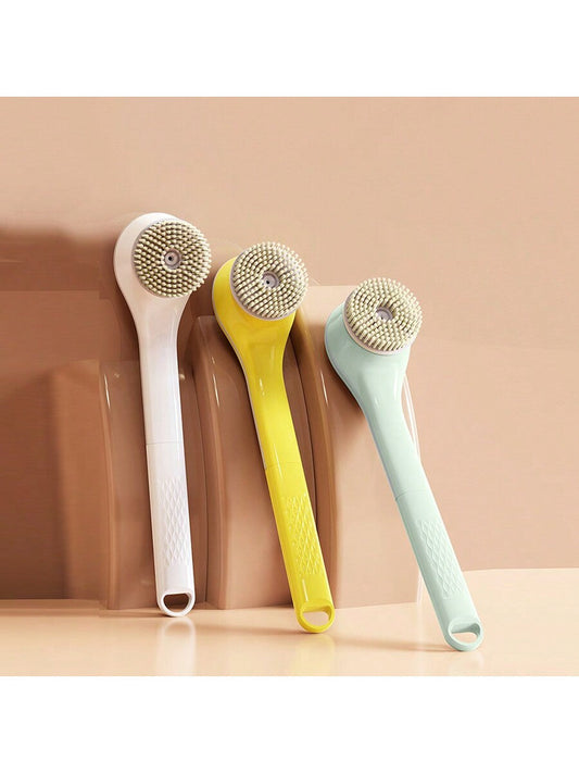 One Electric Shower Brush With Deep Cleaning And Shoulder & Neck Massage Function, Comes With Six Interchangeable Brush Heads