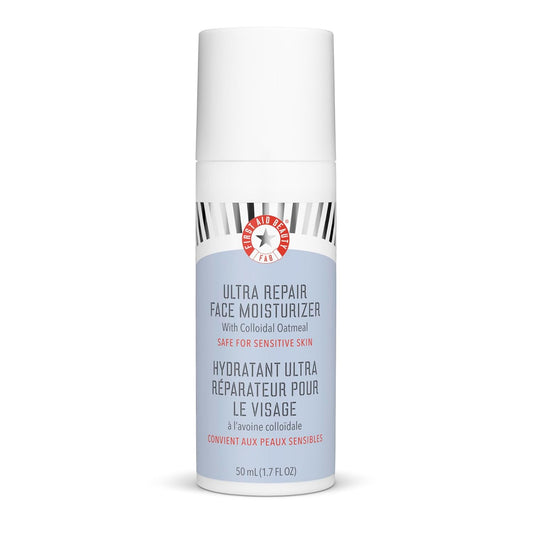 First Aid Beauty Ultra Repair Face Moisturizer Ð Lightweight, Hydrating Face Lotion for All Skin Types, 1.7 Oz