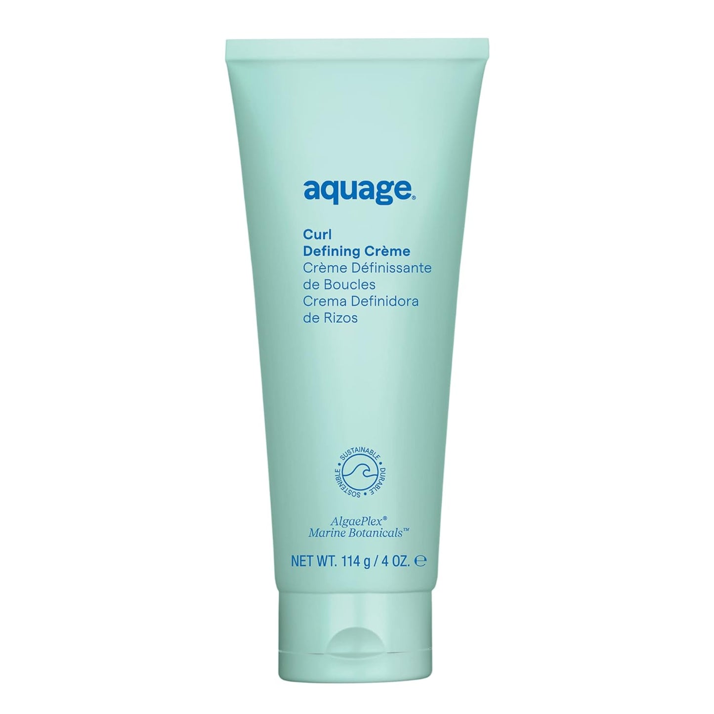 Curl Defining Creme For Curly Hair - Contains Emollient Technology and AlgaePlex Marine Botanicals, Moisturizes Strands to Create Soft, Silky, Diffused Curls Without Frizz, Medium Hold, 4 oz