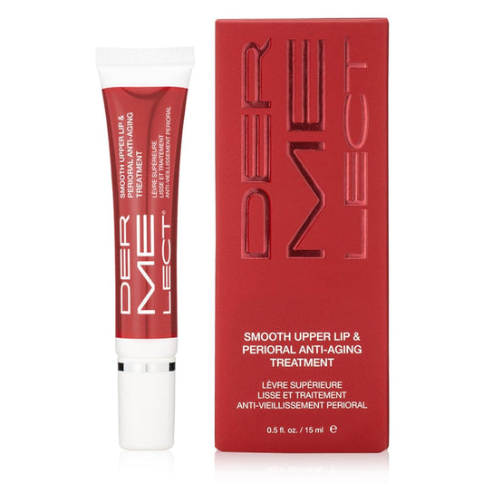 DERMELECT COSMECEUTICALS Smooth Upper Lip & Perioral Anti-Aging Treatment - Fight Vertical Lip Lines & Discoloration (0.5 oz/ 15 ml)