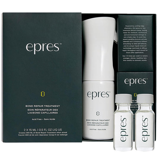 epres Bond Repair Treatment Starter Kit | Bonding Treatment for Damaged Hair Repair | Revolutionary Hair Product for Softer, Stronger, Healthier Hair | Hair Care for All Hair Types and Textures