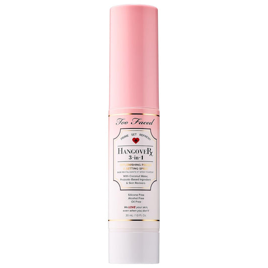 Too Faced Mini Hangover 3-in-1 Replenishing Primer & Setting Spray 1 oz/ 30 mL