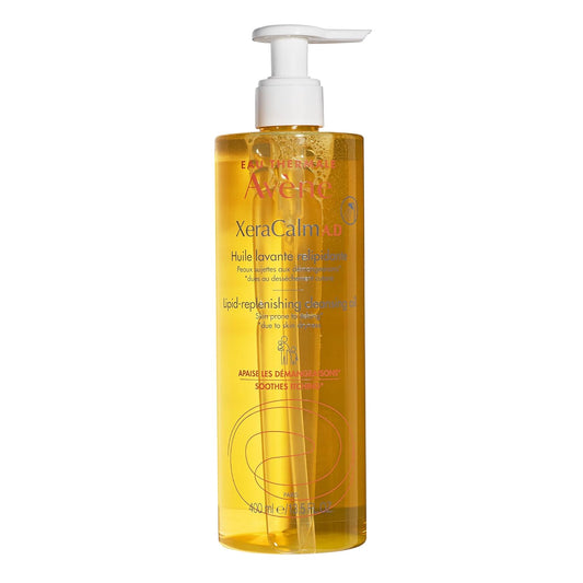 Eau Thermale Av�ne XeraCalm A.D Lipid-Replenishing Cleansing Oil, Atopic Dermatitis, Eczema-Prone, Fragrance-Free, Pump, 13.5 oz.