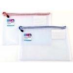 A4 Heavy Duty Reinforced Zip Enclosure Document File Storage Protective Wallet