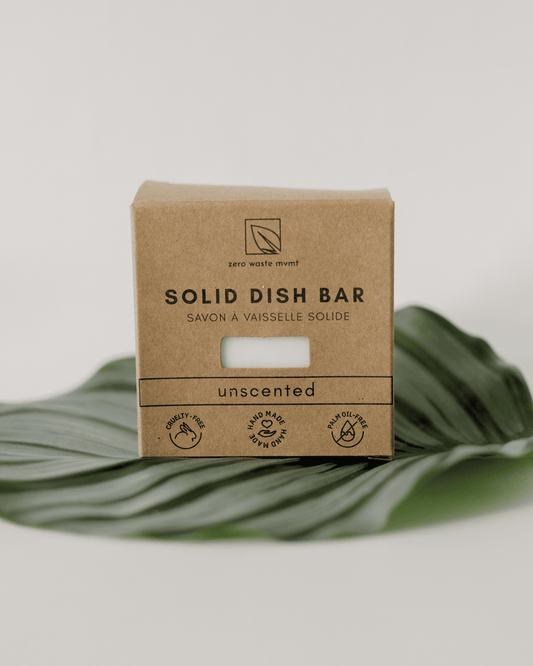 Solid Dish Soap Bar | Unscented | 4 Pack